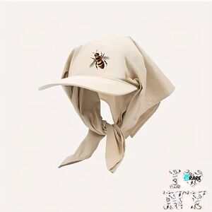 Bee Scarf Cap – Beige / Tan
🐝 Designed by B Rare NYC 🗽✨

Neutral-tone cap feat